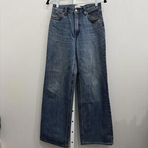 Denim Forum Classic Straight Leg Blue Jeans